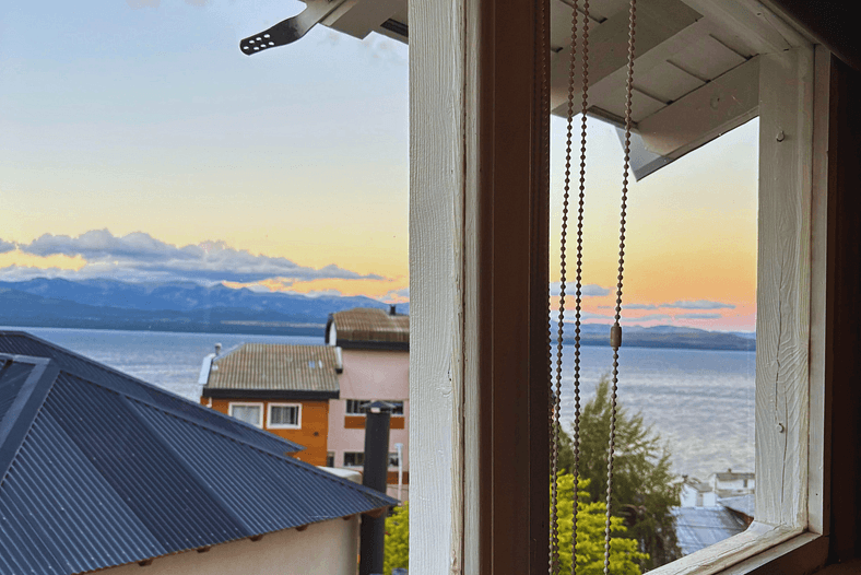 Acomodação no Centro de Bariloche | Vista para o Lago